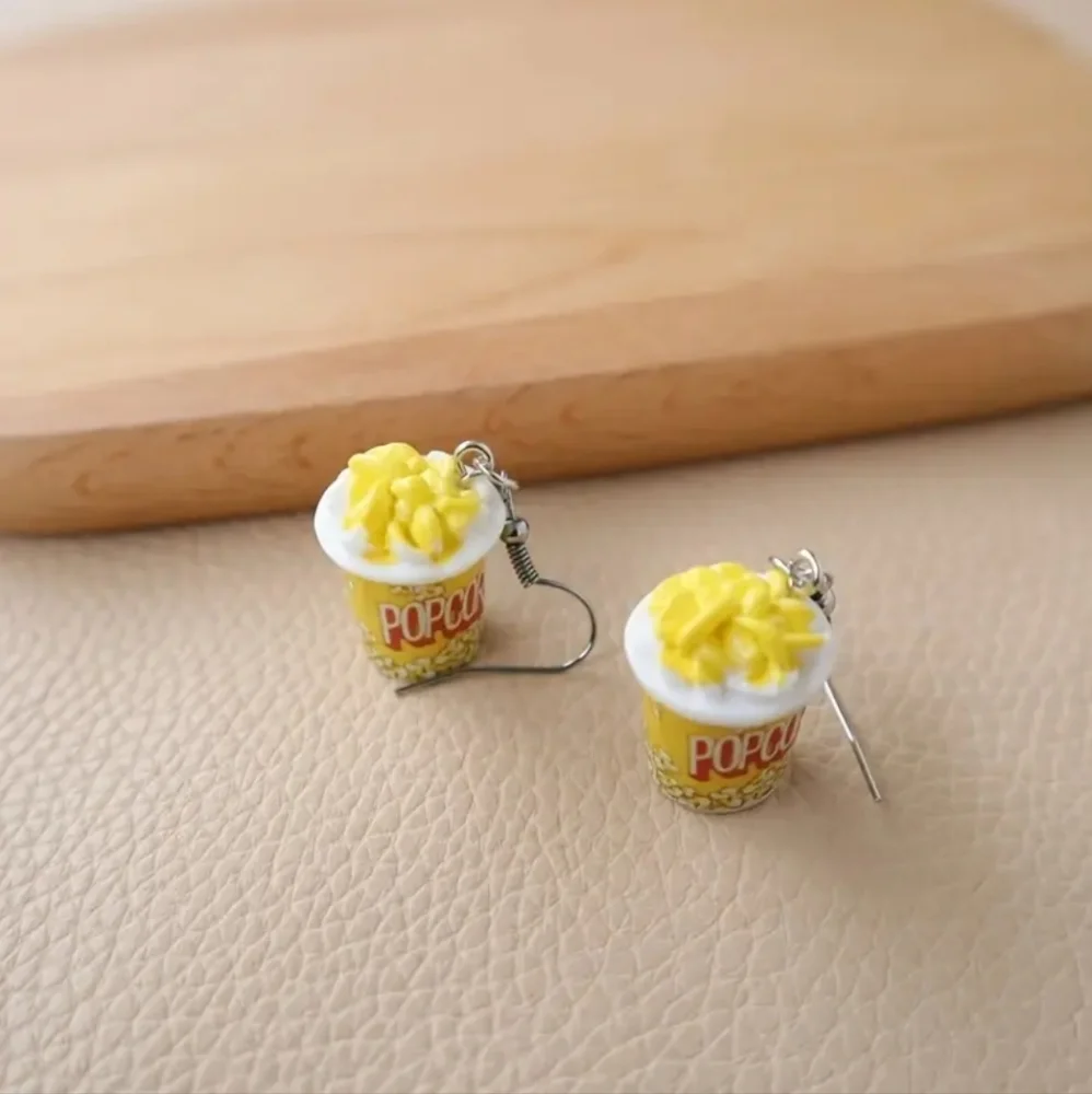 Pierced Popcorn Earrings - Picture 5 of 9